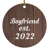 Boyfriend Established EST. 2022 - Circle Ornament D