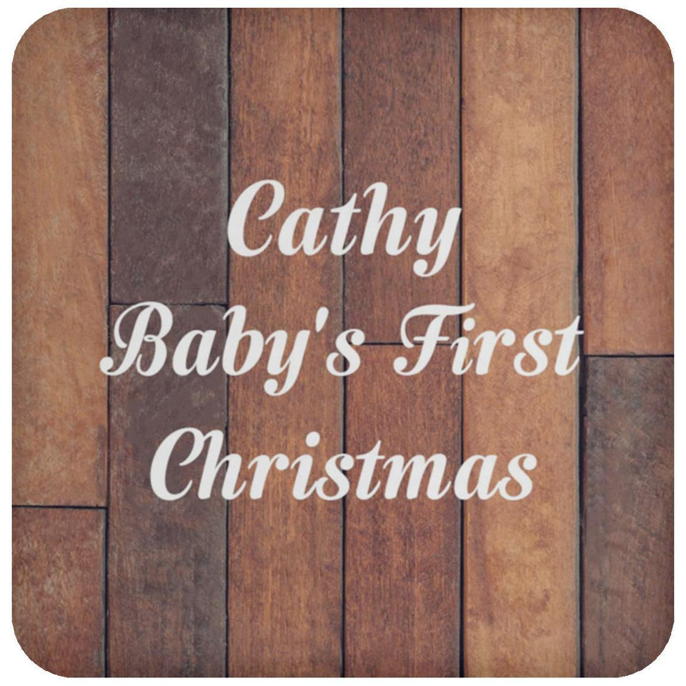 Cathy Baby's First Christmas - Drink Coaster E
