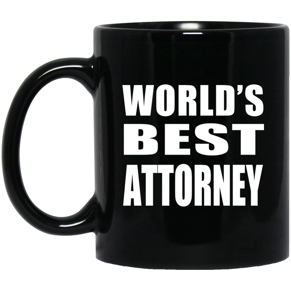 World's Best Attorney - 11 Oz Coffee Mug Black