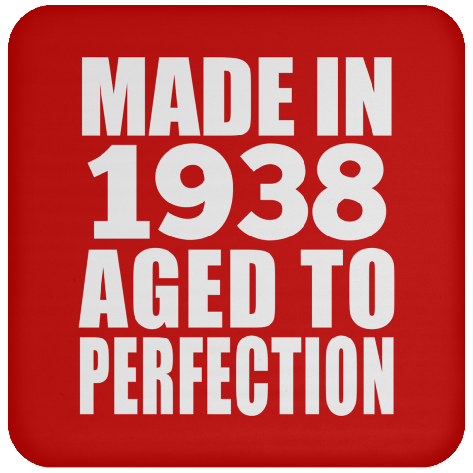 86th Birthday Made In 1938 Aged to Perfection - Drink Coaster
