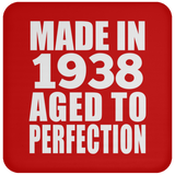 86th Birthday Made In 1938 Aged to Perfection - Drink Coaster