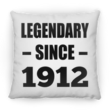 112th Birthday Legendary Since 1912 - Throw Pillow
