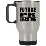 Future PR Executive - Silver Travel Mug