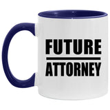 Future Attorney - 11oz Accent Mug Purple