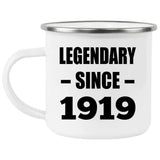 105th Birthday Legendary Since 1919 - 12oz Camping Mug