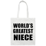 World's Greatest Niece - Tote Bag White