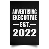 Advertising Executive Established EST. 2022 - Poster Portrait