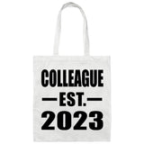 Colleague Established EST. 2023 - Tote Bag White