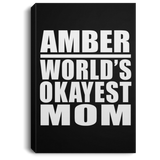 Amber World's Okayest Mom - Canvas Portrait