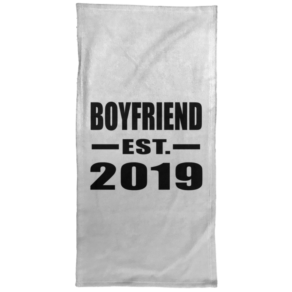 Boyfriend Established EST. 2019 - Hand Towel