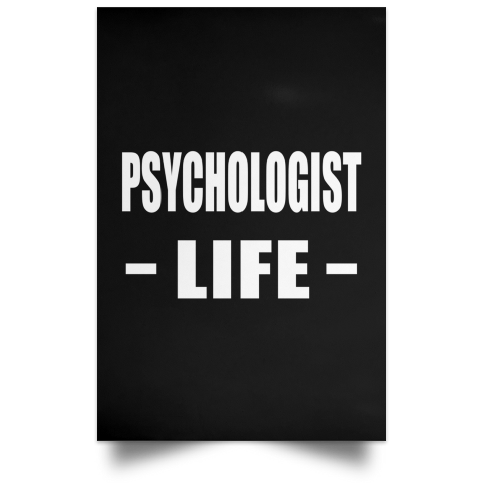 Psychologist Life - Poster Portrait
