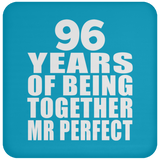 96th Anniversary 96 Years Of Being Mr Perfect - Drink Coaster