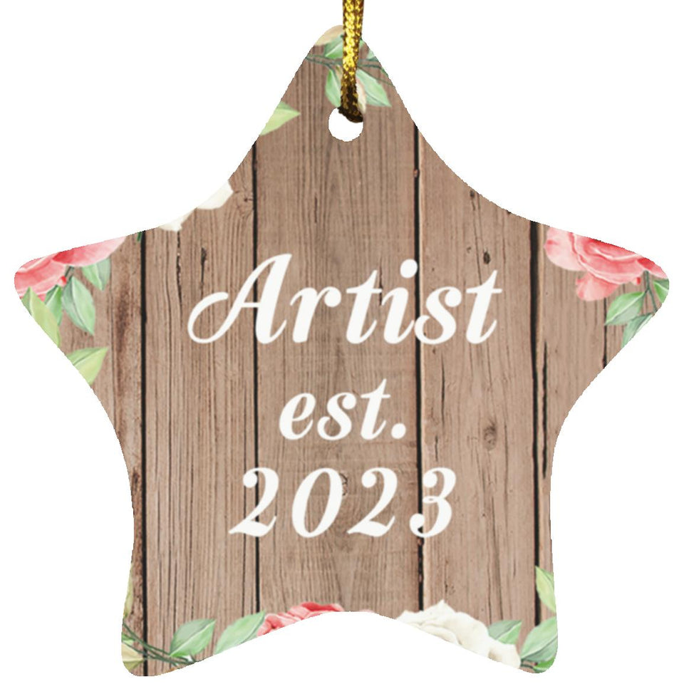 Artist Established Est. 2023 - Star Ornament B
