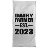 Dairy Farmer Established EST. 2023 - Hand Towel