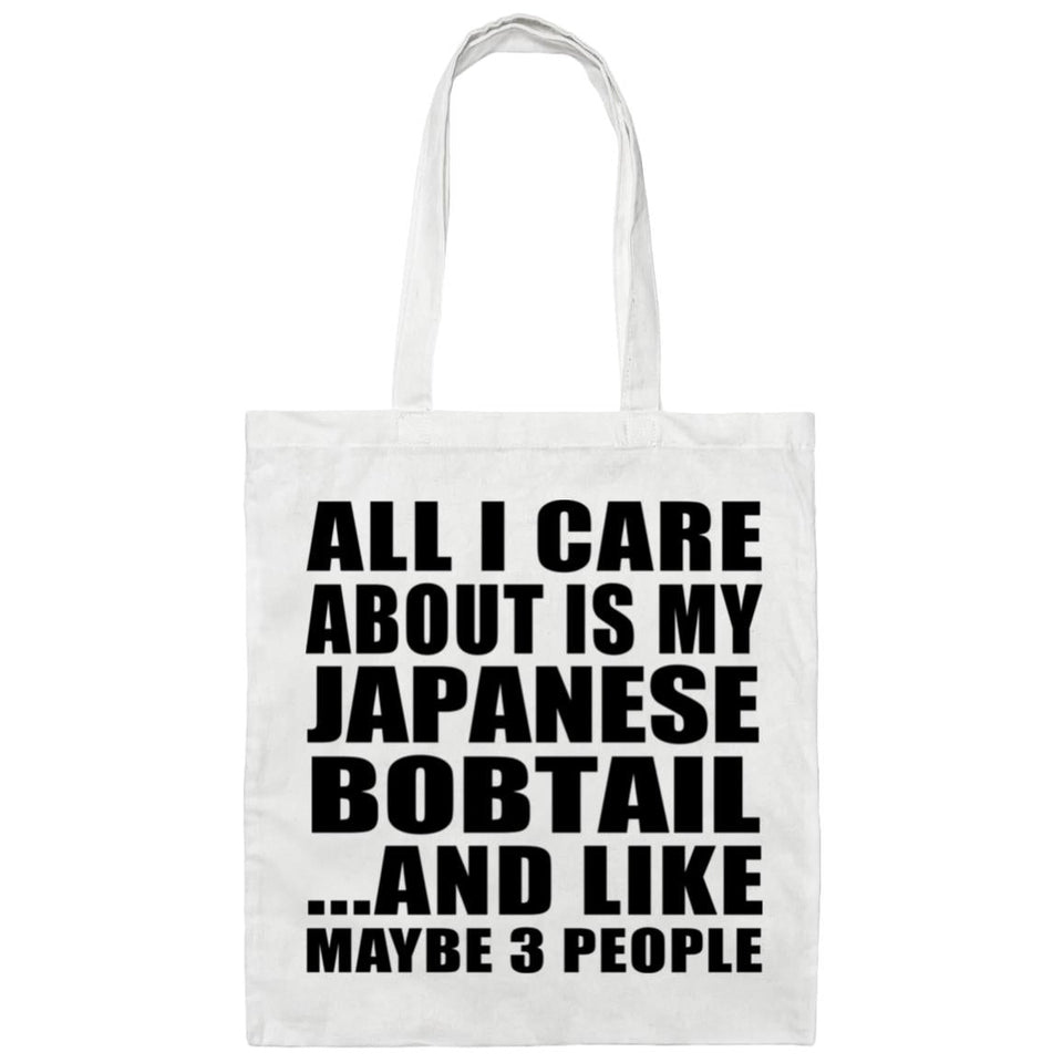 All I Care About Is My Japanese Bobtail - Tote Bag White