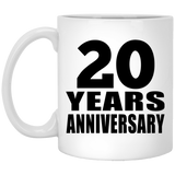 20th Anniversary 20 Years - 11 Oz Coffee Mug
