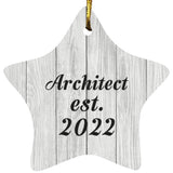Architect Established Est. 2022 - Star Ornament F