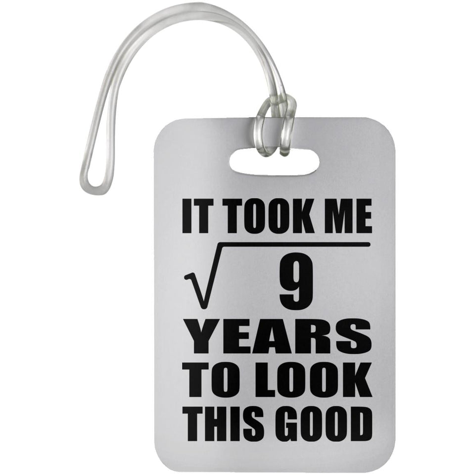 3rd Birthday Took Square Root of 9 Years To Look Good - Luggage Bag Tag