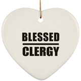 Blessed Clergy - Heart Ornament
