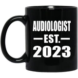 Audiologist Established EST. 2023 - 11oz Coffee Mug Black