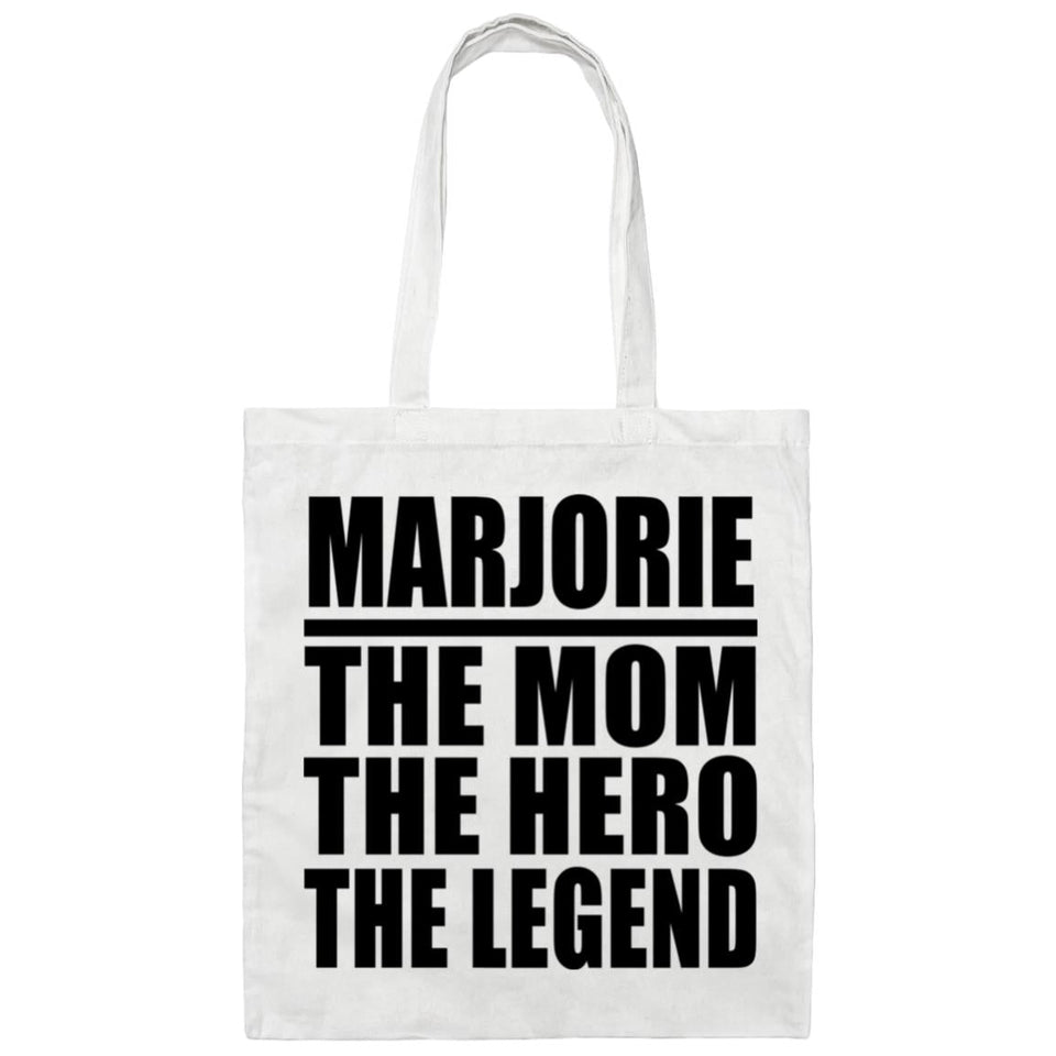 Marjorie The Mom The Hero The Legend - Tote Bag White