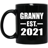 Granny Established EST. 2021 - 11oz Coffee Mug Black