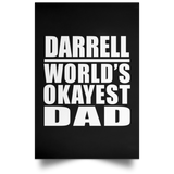 Darrell World's Okayest Dad - Poster Portrait