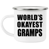 World's Okayest Gramps - 12oz Camping Mug