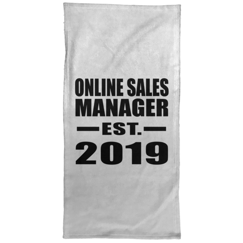 Online Sales Manager Established EST. 2019 - Hand Towel