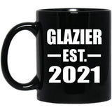 Glazier Established EST. 2021 - 11oz Coffee Mug Black