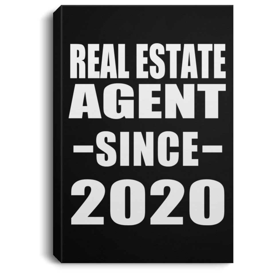 Real Estate Agent Since 2020 - Canvas Portrait
