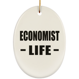 Economist Life - Oval Ornament