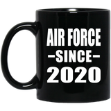 Air Force Since 2020 - 11oz Coffee Mug Black