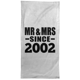 22nd Anniversary Mr & Mrs Since 2002 - Hand Towel