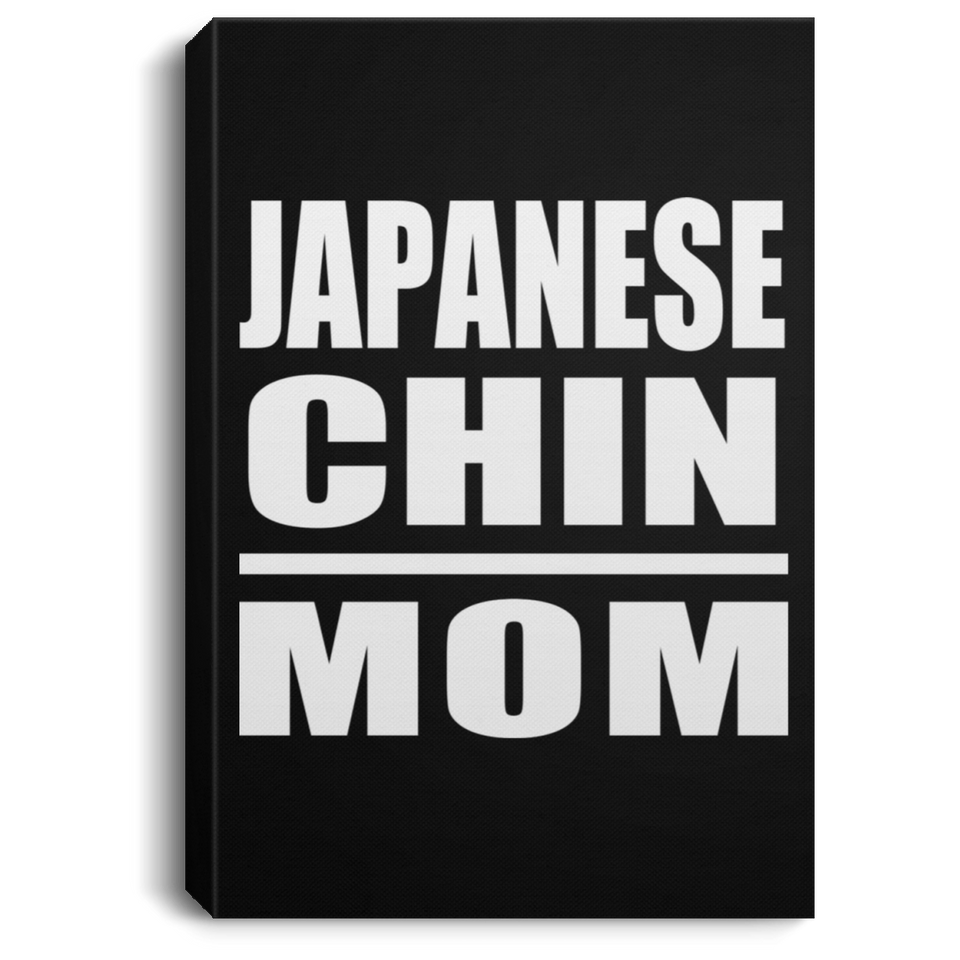 Japanese Chin Mom - Canvas Portrait