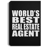 World's Best Real Estate Agent - Canvas Portrait