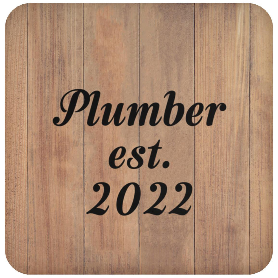 Plumber Established Est. 2022 - Drink Coaster C