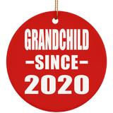 Grandchild Since 2020 - Circle Ornament