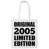 19th Birthday Original 2005 Limited Edition - Tote Bag White