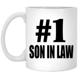 Number One #1 Son In Law - 11 Oz Coffee Mug
