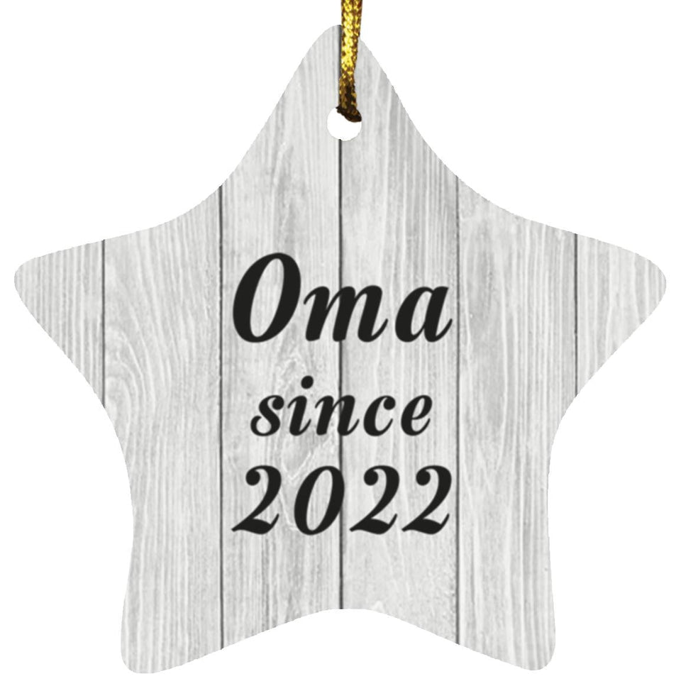 Oma Since 2022 - Star Ornament F