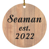 Seaman Established Est. 2022 - Circle Ornament C