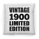 124th Birthday Vintage 1900 Limited Edition - Throw Pillow