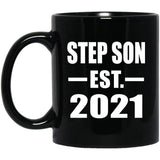 Step Son Established EST. 2021 - 11oz Coffee Mug Black