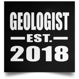 Geologist Established EST. 2018 - Poster Square