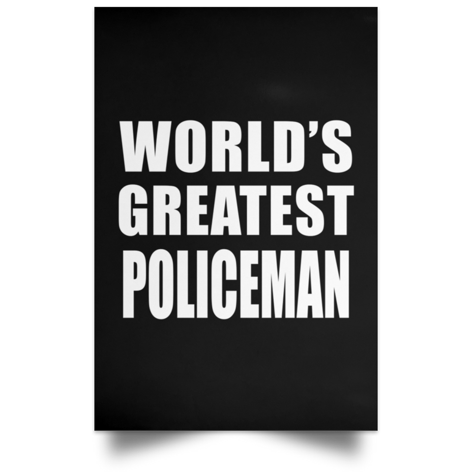 World's Greatest Policeman - Poster Portrait
