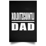Xoloitzcuintli Dad - Poster Portrait