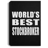 World's Best Stockbroker - Canvas Portrait