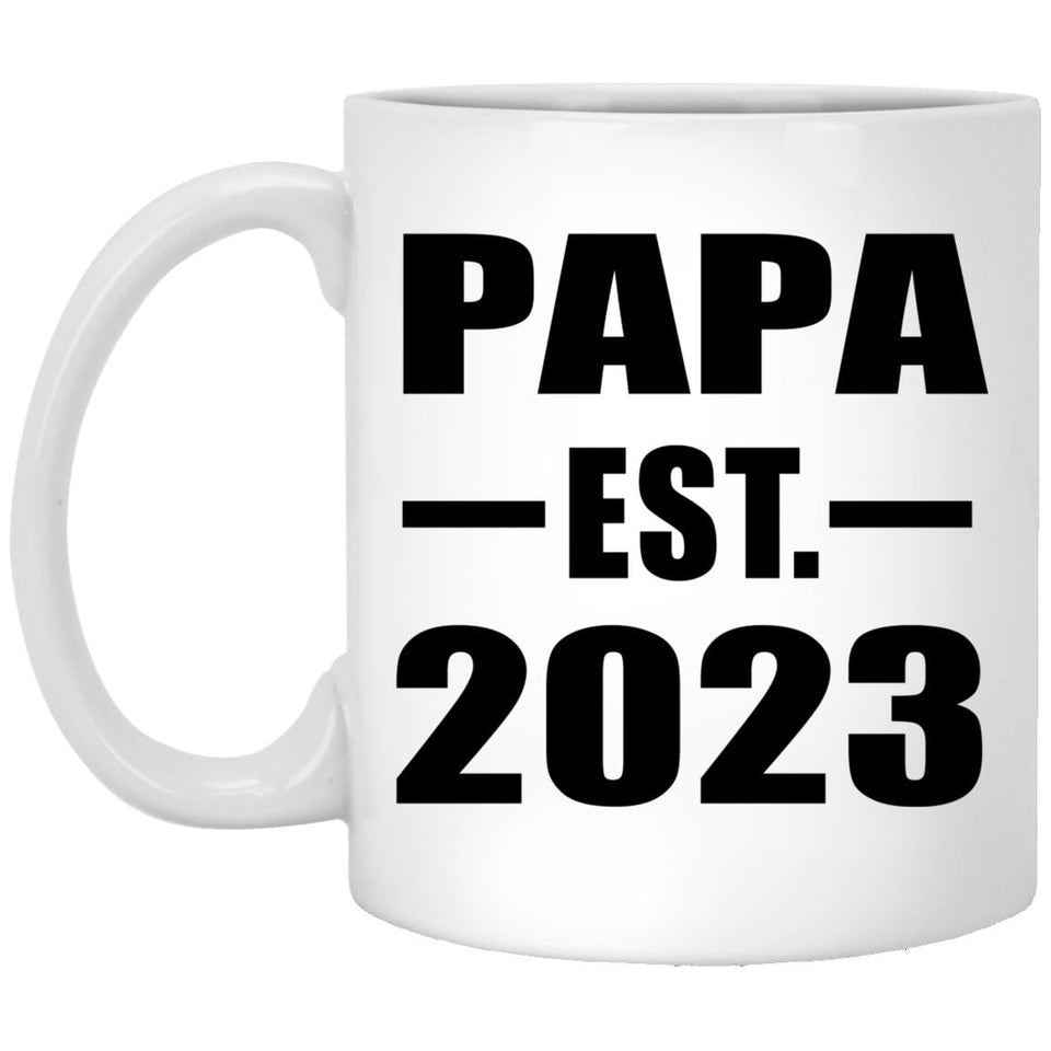 Papa Established EST. 2023 - 11oz Coffee Mug