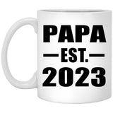 Papa Established EST. 2023 - 11oz Coffee Mug